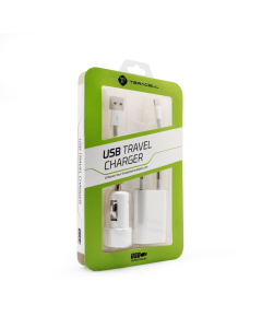 Kucni punjac Teracell za iPhone lightning 3u1 5V 1A beli - 34723