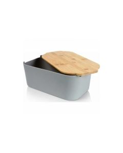 VILDE Kutija za hleb  33 x 18,5 x 12 cm Siva 259302 - KUH000005A00000