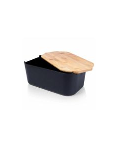 VILDE Kutija za hleb  33 x 18,5 x 12 cm Crna 259301 - KUH000006A00000