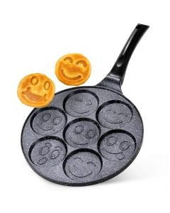 VILDE Granitni tiganj za jaja 26cm Smiley