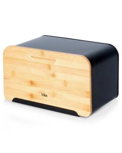 VILDE Kutija za hleb 35x22x20.5cm, metal/bambus