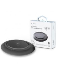 DEVIA Bežični punjač Wireless Allen Series Ultra Thin 15W, crna - 161-1
