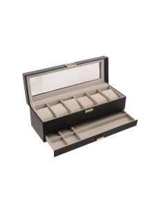 BOLZZ Kutija za satove Eco g 6, crna - BOLKUTSATG06