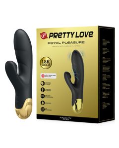 Kvalitetni pozlaćeni multifunkcionalni vibrator - 014625