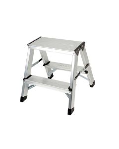 eHomeStorage Merdevine aluminijumske, dvostrane, 2 gazišta - KX2202B-LADDER