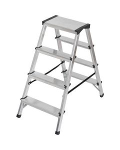 eHomeStorage Merdevine aluminijumske, dvostrane, 4 gazišta - KX2204B-LADDER