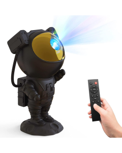 Lampa astronaut sa projektorom zvezdanog neba sa daljinskim crna - 609935