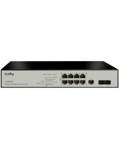 CUDY GS2008PS2 8-Port Gigabit L2 Managed PoE+ Switch with 2 SFP Slots - LAN02951