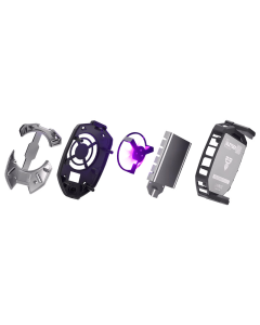 Cooler za telefon Fantech PC 10 glester RBG crni - G217309