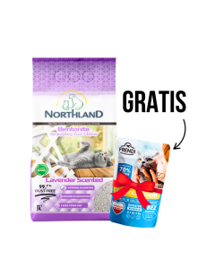 NORTHLAND Posip za mačke Lavanda 5L + Gratis FRENDI Kesica 100g - 3360136