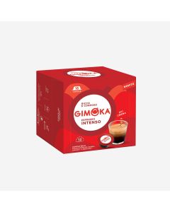 GIMOKA Kapsule za kafu Intenso CAFFÈ, kompatibilnost LAVAZZA A MODO MIO® 16 kom - 43917344899302
