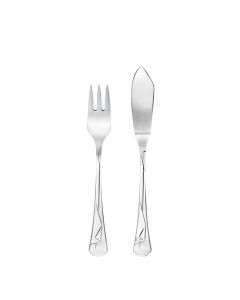 ZEPTER Srebrni set pribora za ribu 12/1 Kimono - LB-620-SP