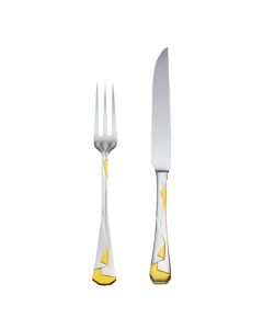 ZEPTER Stek set delimično pozlaćen 12/1 Kimono - LB-640-DG