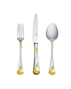 ZEPTER Delimično pozlaćen set za desert 18/1 Kimono - LB-650-DG