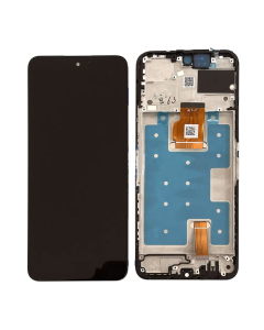 LCD za Honor X7c + touch screen crni WITH FRAME FULL ORG (China) - E3846