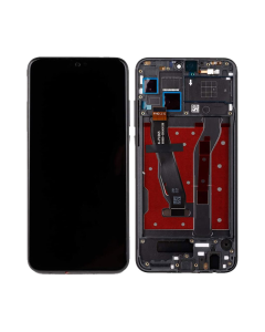 LCD za Honor 8X + touch screen crni SA OKVIROM FULL ORG (CHINA) - E710-1