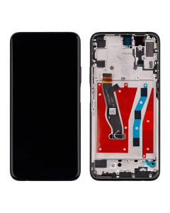 LCD za Honor 9X + touch screen crni SA OKVIROM FULL ORG (CHINA) - E2408