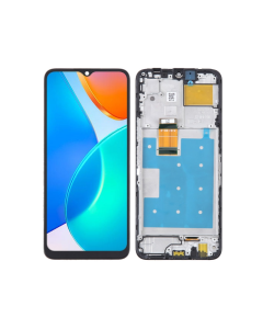 LCD za Honor X6 + touch screen crni WITH FRAME FULL ORG (CHINA) - E2412
