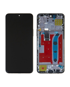 LCD za Honor X8 4G + touch screen crni SA OKVIROM FULL ORG (China) - E1794
