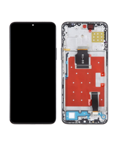 LCD za Honor X8a/ Honor 90 Lite + touch screen crni SA OKVIROM FULL ORG (CHINA) - E1427