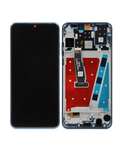 LCD za Huawei P30 Lite 24MP+touch screen Peacock Blue SA OKVIROM ORG - E1223