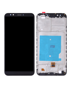 LCD za Huawei Y7 2018/ Y7 PRIME 2018 + touch screen crni WITH FRAME ORG - E1226