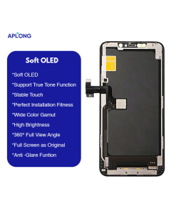 LCD za IPhone 11 Pro + touch screen crni APLONG (SOFT OLED) - E374