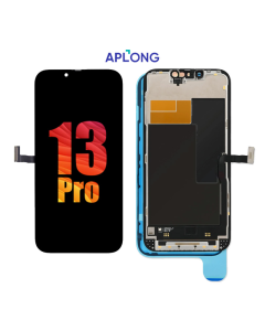LCD za IPhone 13 Pro + touch screen crni APLONG (SOFT OLED) - E3708