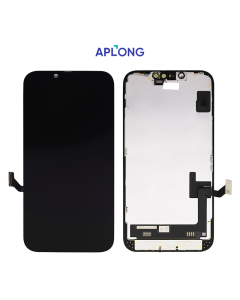 LCD za iPhone 14 + touch screen crni APLONG (FOG)(MOGUCE SKIDANJE CIPA)OEM KVALITET - E1679