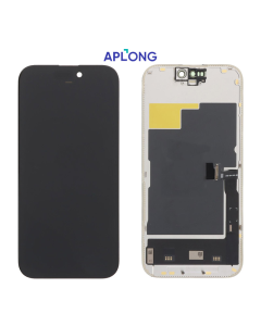 LCD za IPhone 15 Pro + touch screen crni APLONG (Incell - FHD) - E3258
