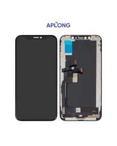LCD za iPhone XS + touch screen crni APLONG (FOG)(MOGUCE SKIDANJE CIPA)OEM KVALITET - E1670