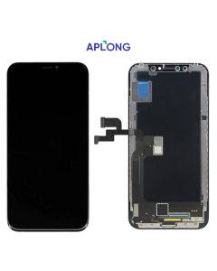 LCD za iPhone X + touch screen crni APLONG (FOG)(MOGUCE SKIDANJE CIPA)OEM KVALIET - E1669