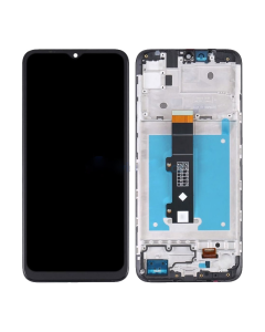 LCD za Motorola Moto E20 + touch screen crni WITH FRAME FULL ORG (CHINA) - E1227