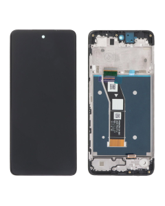 LCD za Motorola Moto G24 + touch screen crni WITH FRAME FULL ORG (CHINA)