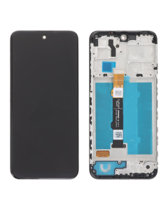 LCD za Motorola Moto G31 + touch screen crni WITH FRAME OLED FULL ORG(CHINA) (FRAME MODEL M322) - E3653