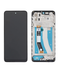 LCD za Motorola Moto G32 + touch screen crni WITH FRAME FULL ORG (CHINA) - E3906