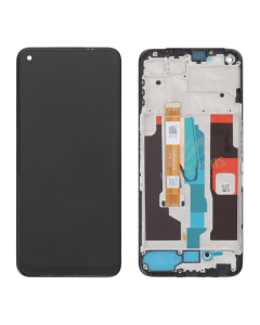 LCD za Realme 8i + touch screen crni WITH FRAME FULL ORG (CHINA)