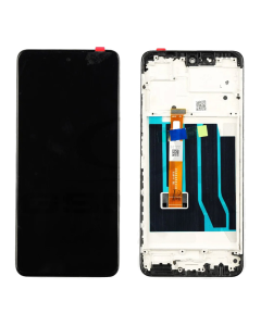 LCD za Realme C55 + touch screen crni WITH FRAME FULL ORG (CHINA) - E3622