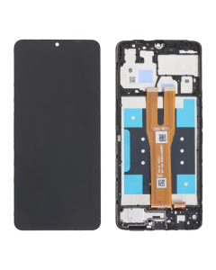LCD za Samsung A06/ A065 + Touch Screen crni WITH FRAME FULL ORG (China) - E3921