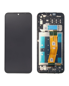 LCD za Samsung A14 4G/ A145P/A145R(GH81-23541A) + Touch Screen crni WITH FRAME F-ORG SP - E3052