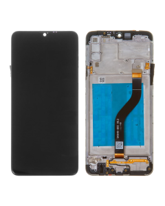 LCD za Samsung A20S/ A207F + Touch Screen crni WITH FRAME F-ORG SP - E3632