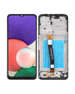 LCD za Samsung A22 5G/ A226B(GH81-20694A) + Touch Screen crni WITH FRAME F-ORG SP - E2519