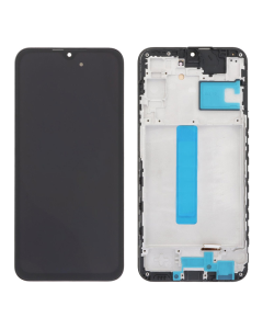 LCD za Samsung A25/ A256B + Touch Screen crni WITH FRAME OLED FULL ORG (China) - Ori size - E3177