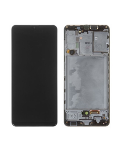 LCD za Samsung A31/ A315F + Touch Screen crni (INCELL) WITH FRAME - E364