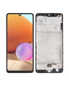 LCD za Samsung A32 4G/ A325F + Touch Screen crni WITH FRAME OLED (ORI SIZE) FULL ORG (China)