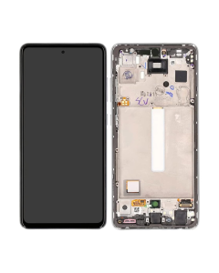 LCD za Samsung A52S/ A528F/ A52/ A525F/ A526B + Touch Screen (OLED) SA OKVIROM Crni (regular size) FULL ORG (China) - E1040