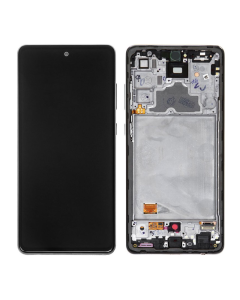 LCD za Samsung A72/ A725F + Touch Screen crni SA OKVIROM OLED (regular size) FULL ORG (China) - E2080