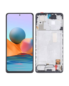 LCD za Xiaomi Redmi Note 10 PRO 4G + touch screen crni WITH FRAME OLED - E2849