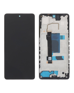 LCD za Xiaomi Redmi Note 12 Pro 5G + touch screen WITH FRAME crni TFT - E3569
