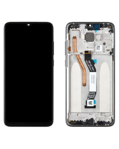 LCD za Xiaomi Redmi Note 8 PRO + touch screen crni SA OKVIROM FULL ORG (CHINA) - E2690